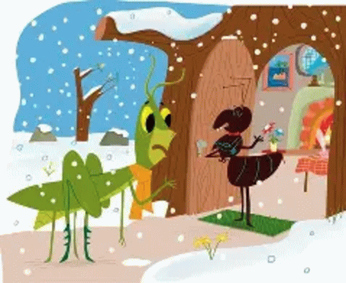 キリギリスはダメです。蟻のようにしっかり働き、年金に加入しましょう!